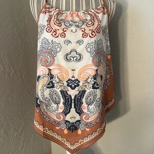 SHEIN Multicolor Paisley Tank Top